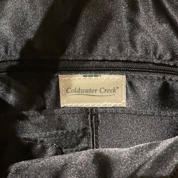 Coldwater Creek Leopard Print Faux Fur Shoulder Bag Faux Crocodile Purse Handbag - Picture 3 of 4